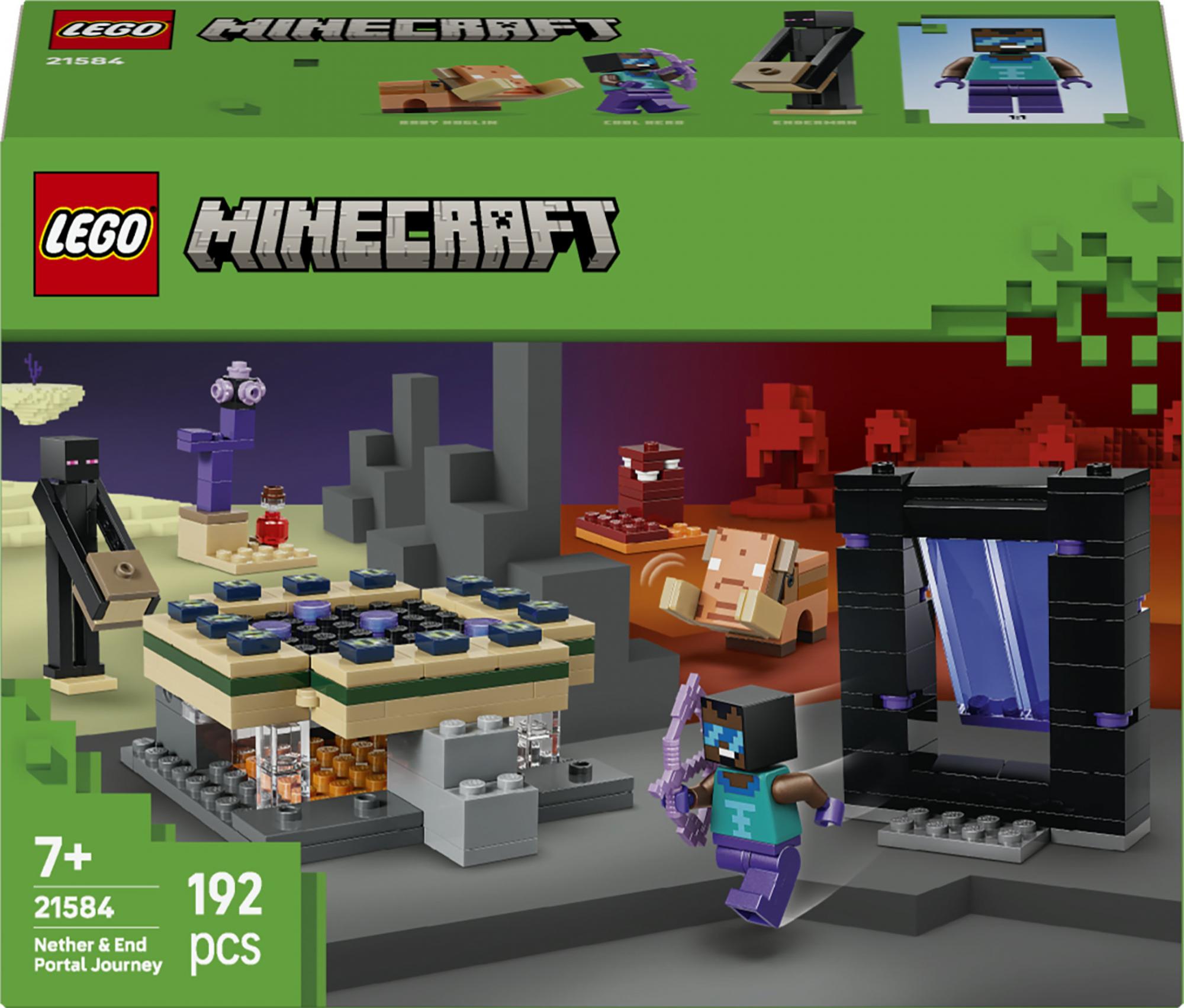 Lego Minecraft   Rejsen Gennem Nether Og End-portalen Geekd Dk