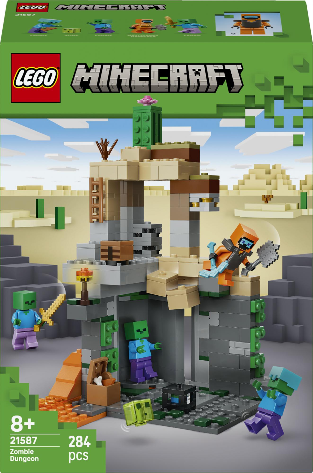 Lego Minecraft   Zombie Fangehullet Geekd Dk