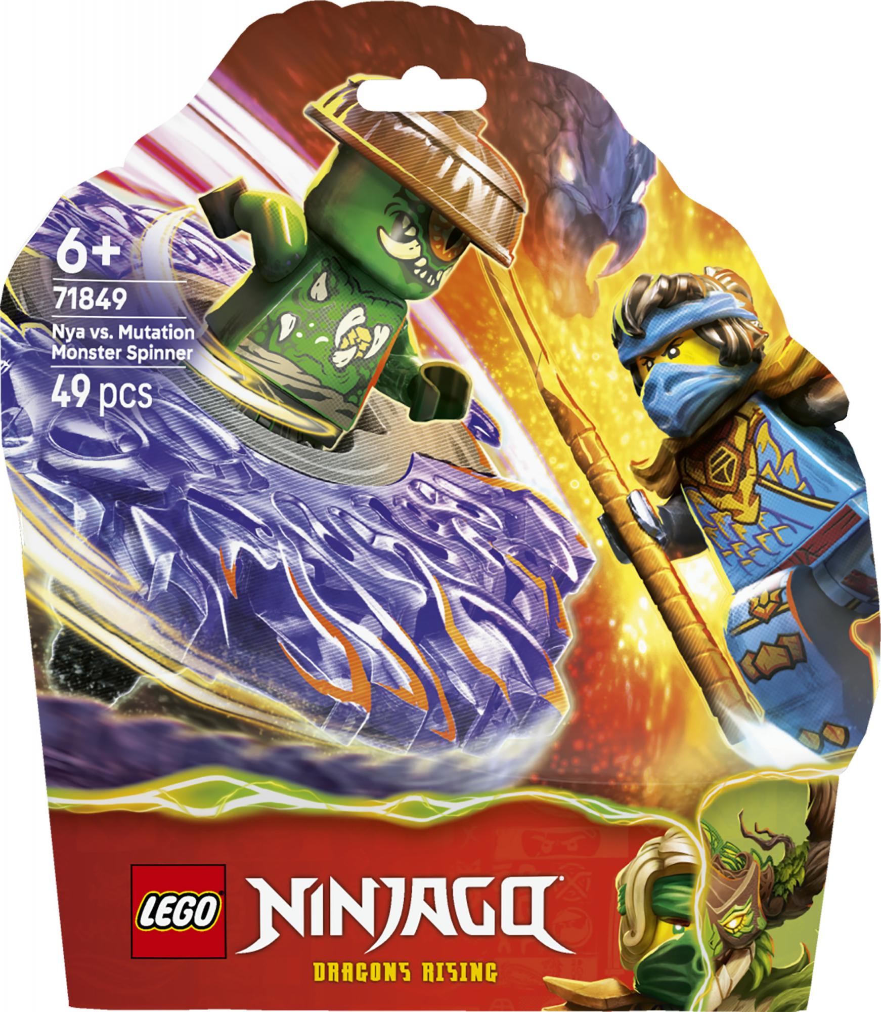 Lego Ninjago   Nya Vs  Mutation Monster Spinner Geekd Dk