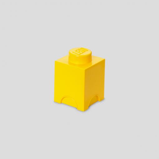 Legoâ  Opbevaringsklods   Gul Opbevaringskasse Geekd Dk