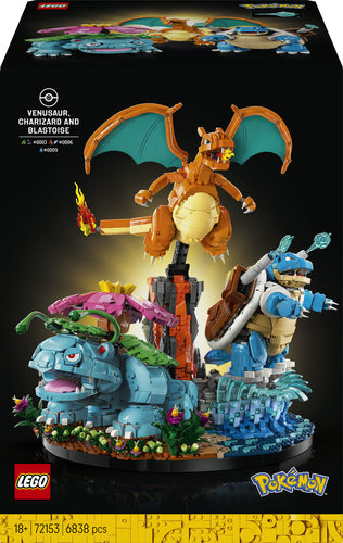 Lego Pokémon Venusaur  Charizard Og Blastoise Geekd Dk