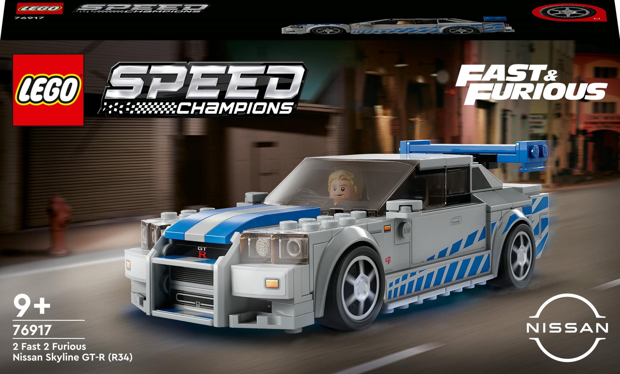 Lego Speed Champions   Fast   Furious Nissan Skyline Gt-  R34  76917