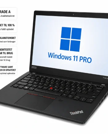 Lenovo Thinkpad T14s Gen    Kraftfuld Refurbished Bærbar Til Arbejde Og Studie