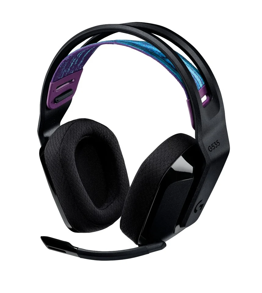 Logitech G535 Lightspeed Trådløst Gaming Headset Sort