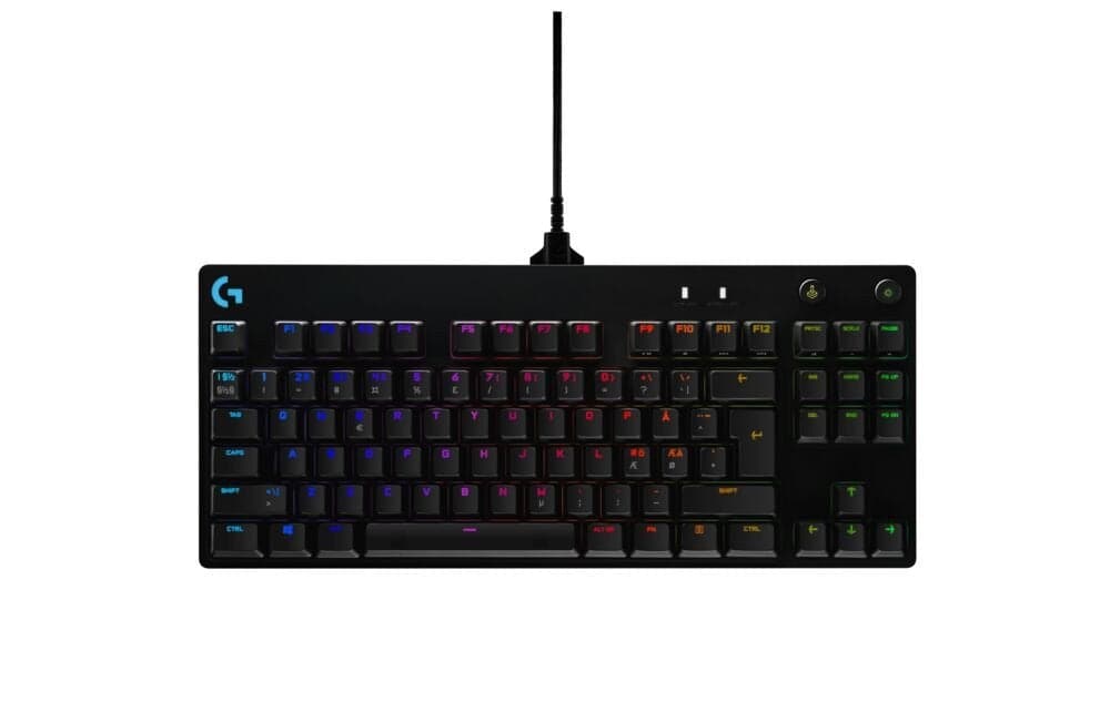 Logitech   Pro Mechanical Gaming Keyboard Black Usb Nordic