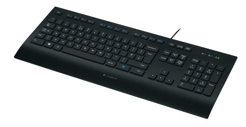 Logitech Usb Tastatur Med Håndledsstøtte Geekd Dk