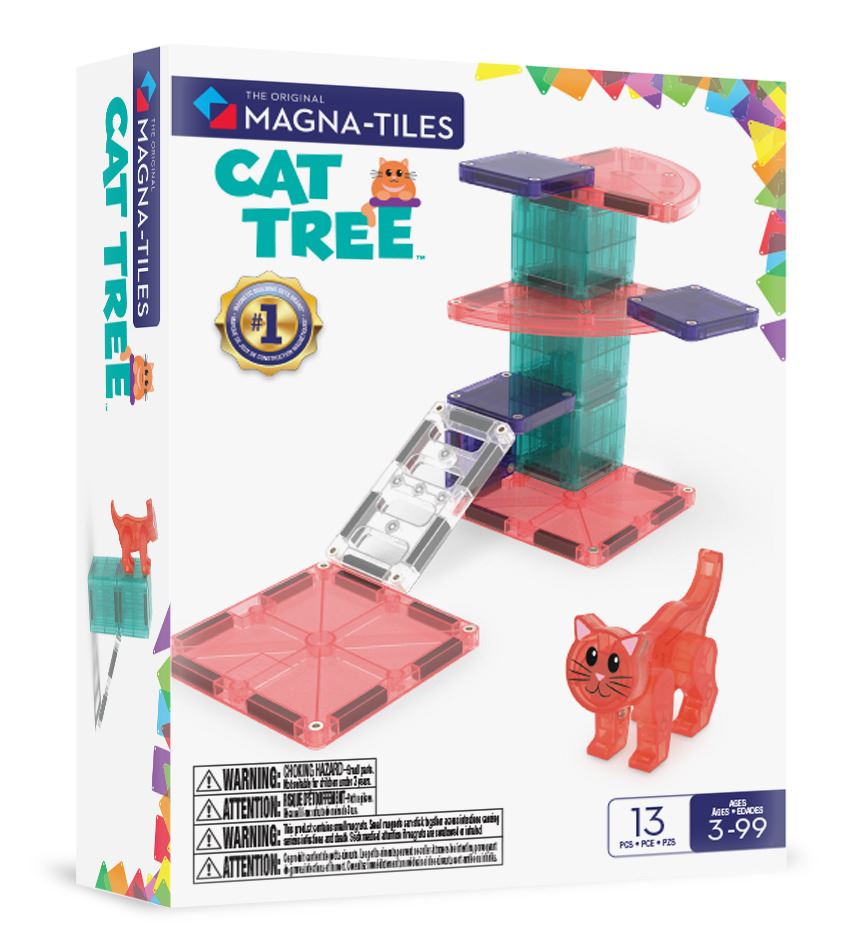 Magna-tiles Cat Tree   Magnetisk Byggesæt Geekd Dk