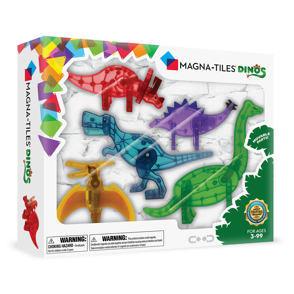 Magna-tiles Dinos   Magnetisk Byggesæt Geekd Dk