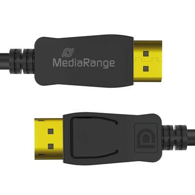 Mediarange Displayport Kabel       Meter Sort Videokabel Geekd Dk