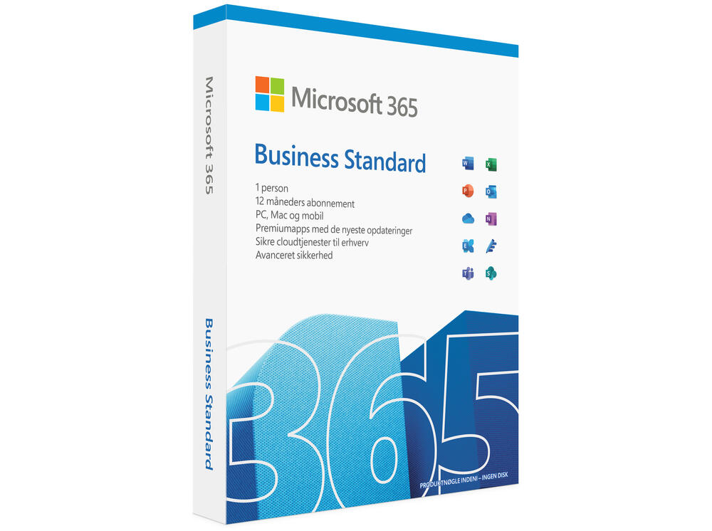 Microsoft 365 Business Standard Licensabonnemet år Bruger Enheder