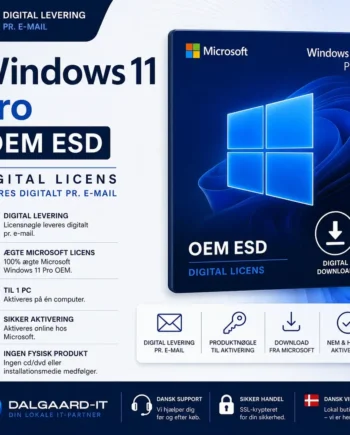 Microsoft Windows 11 Pro Oem Esd  Digital Licens