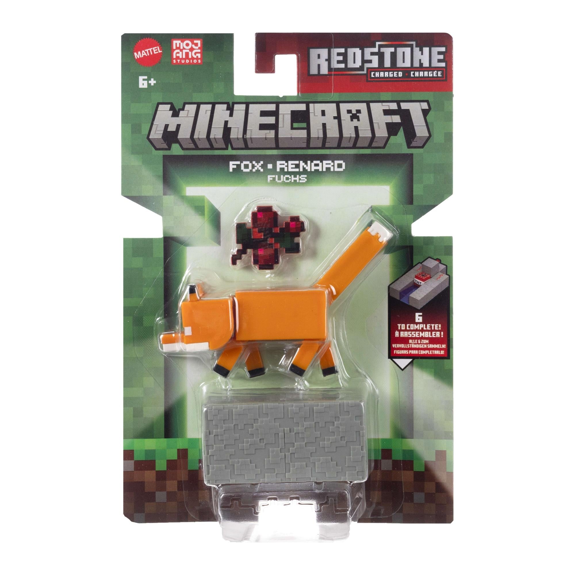 Minecraft Biome Builds Fox Renard   Figur Legetøj Geekd Dk