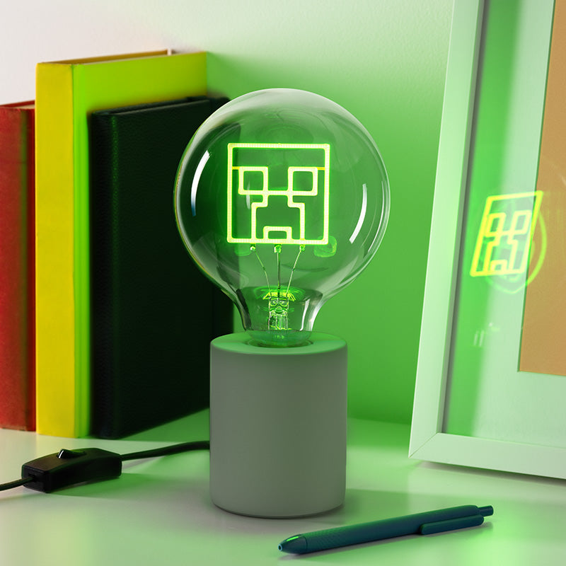 Minecraft Creeper Led Neon Bulb Lampe