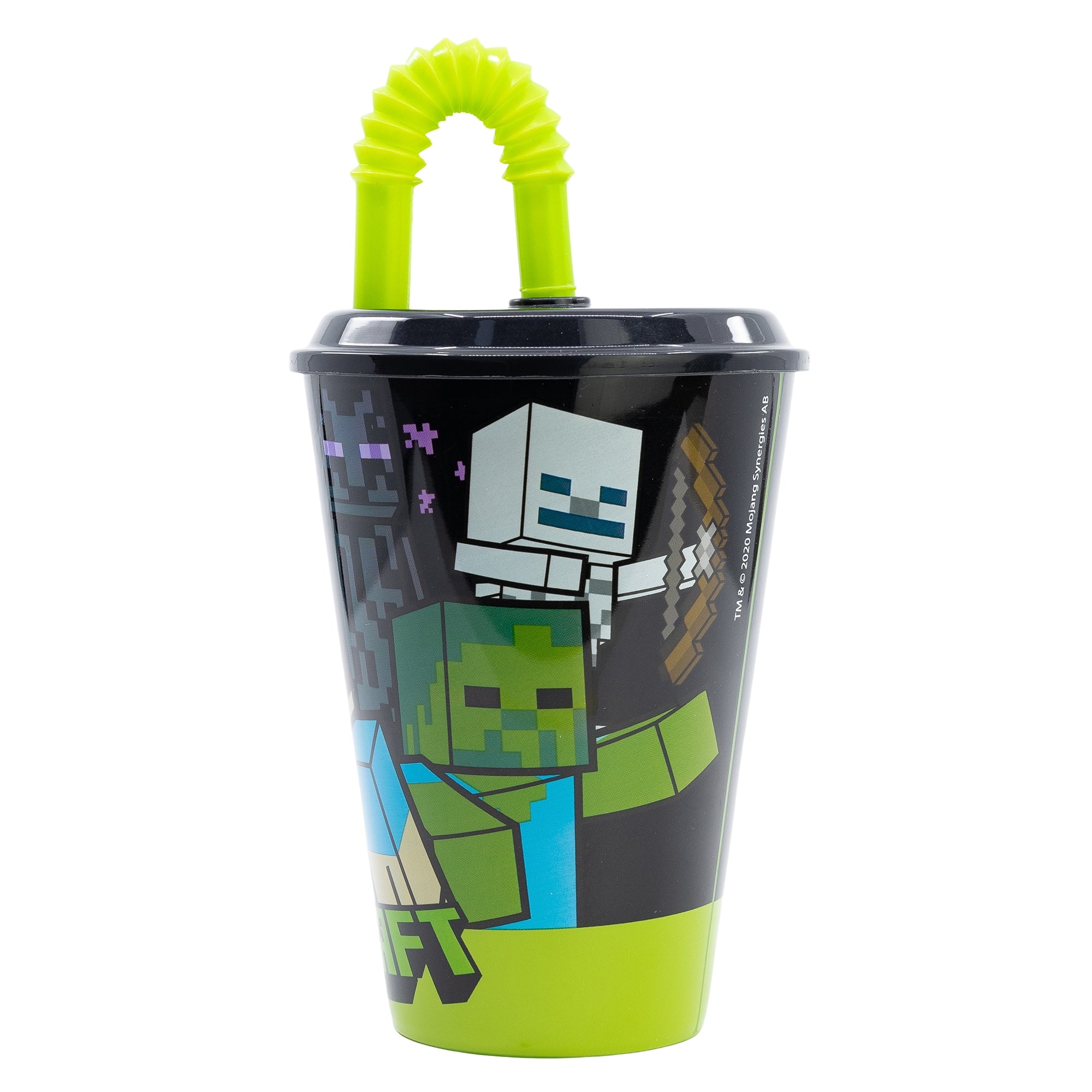 Minecraft Kop Med Sugerør 430 Ml