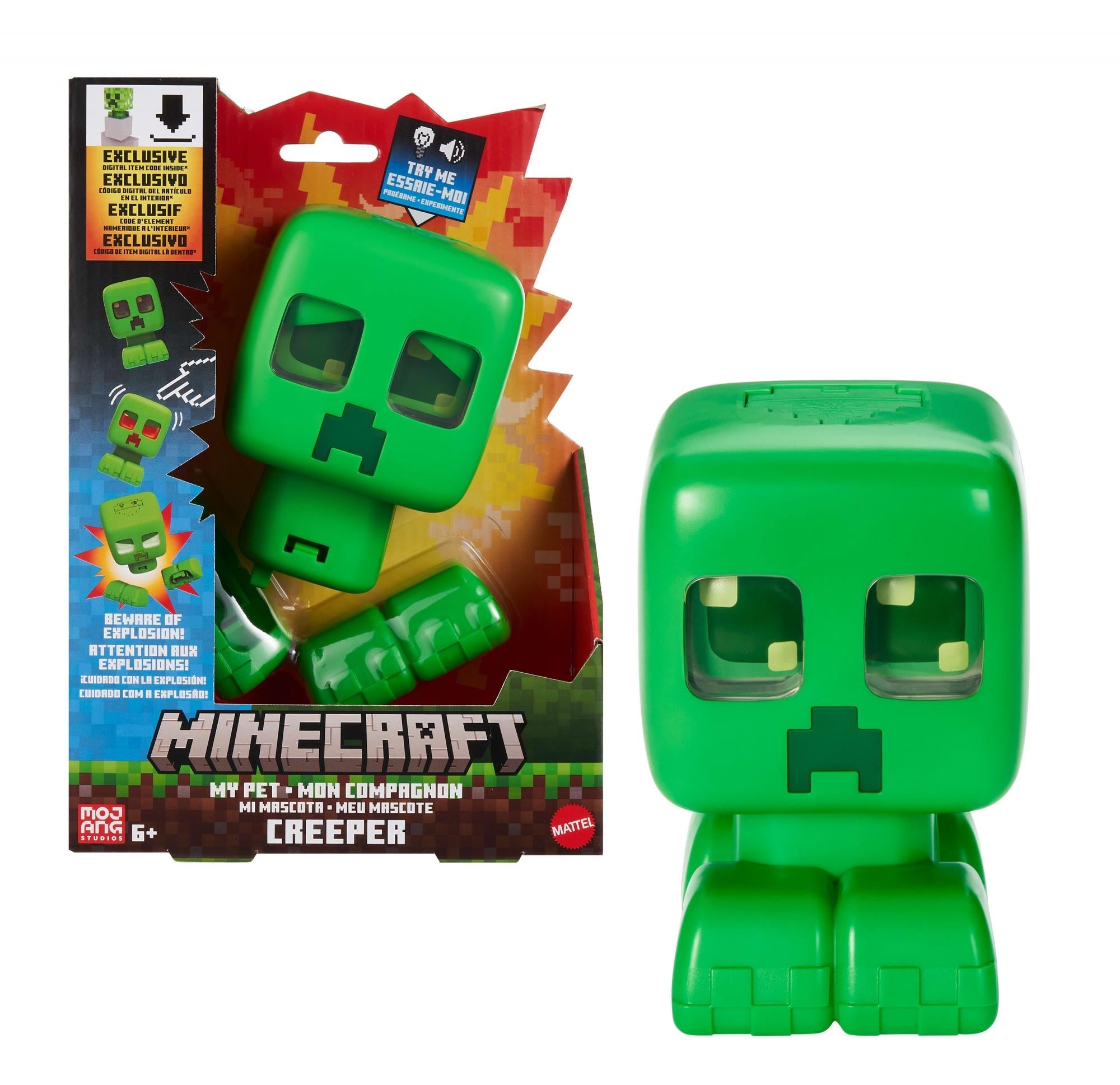 Minecraft My Pet Creeper Figur Geekd Dk