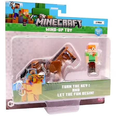 Minecraft S2 3d Wind-up Toy Alex   Horse Legetøj Geekd Dk