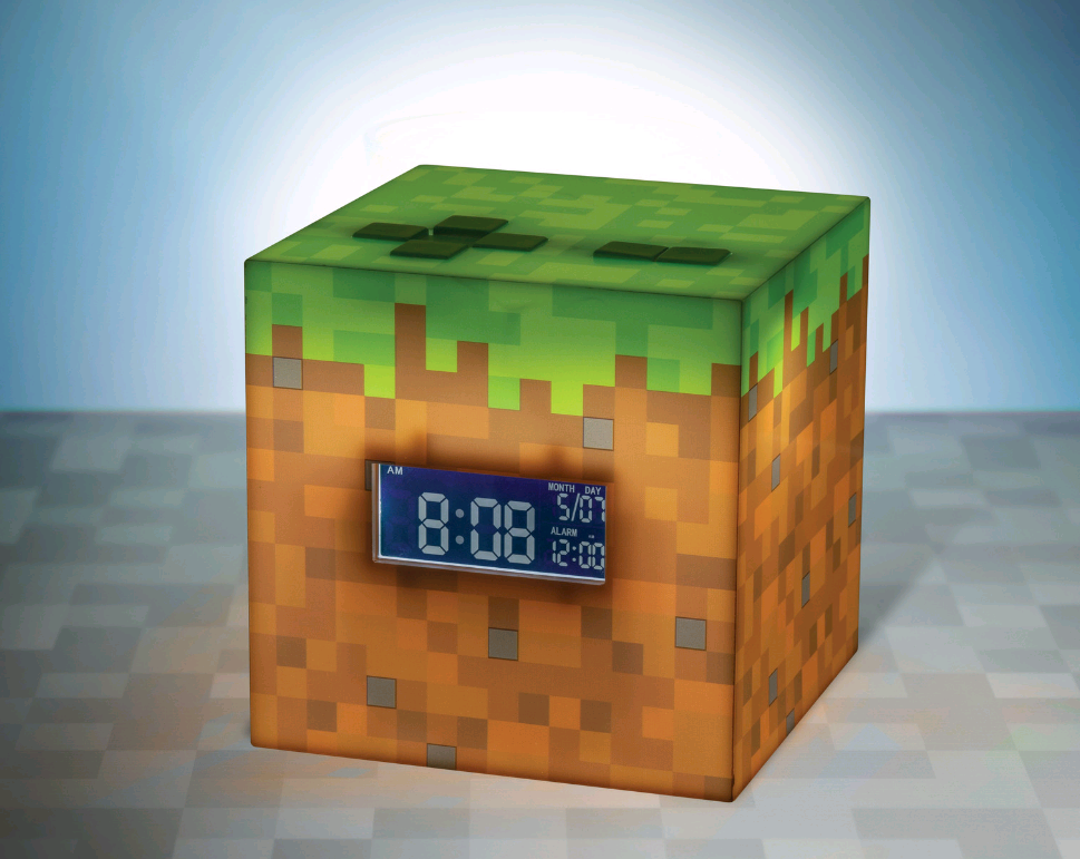 Minecraft Ur Med Alarm Vækkeur Geekd Dk