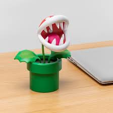 Mini Piranha-plante Lampe Med Bevægelige Led Geekd Dk