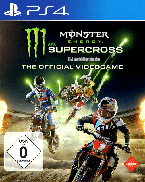 Monster Energy Supercross Racerspil Playstation   Ps4 Spil Geekd Dk