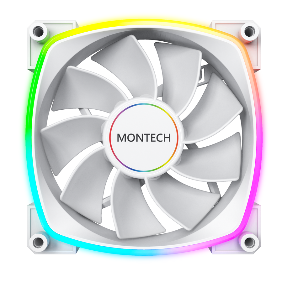 Montech Rx140 Pwm White 140mm Argb Reverse