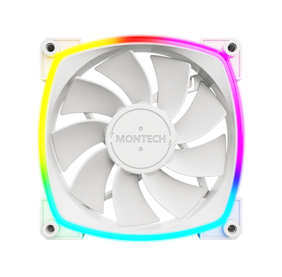 Montech Rx120 Pwm White  Reverse Fan