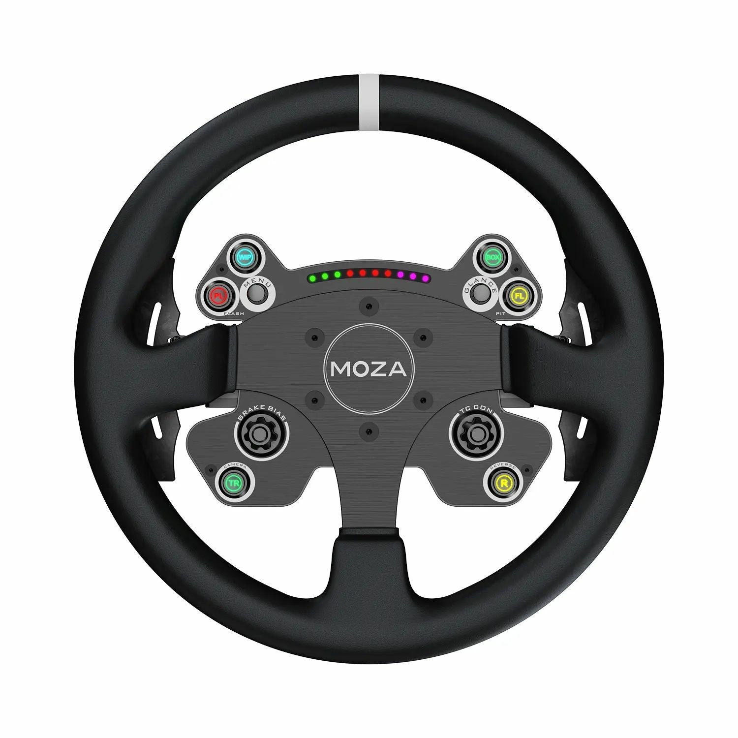 Moza Cs V2p Steering Wheel Leather  33 Cm  Rat Geekd Dk