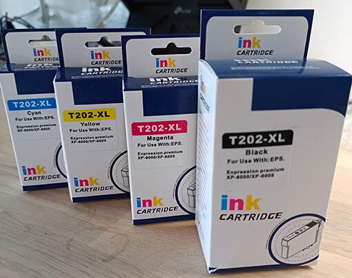 Multipack 202 Sort Gul Cyan Magenta Kompatibel
