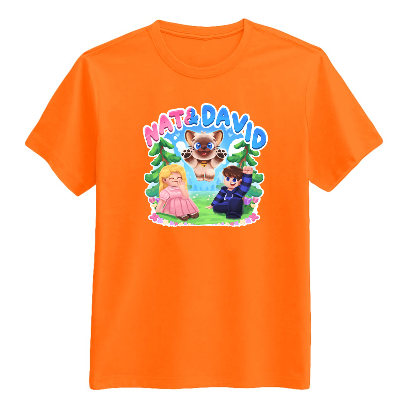 Nat David Olaf Tee Orange -shirt Geekd Dk