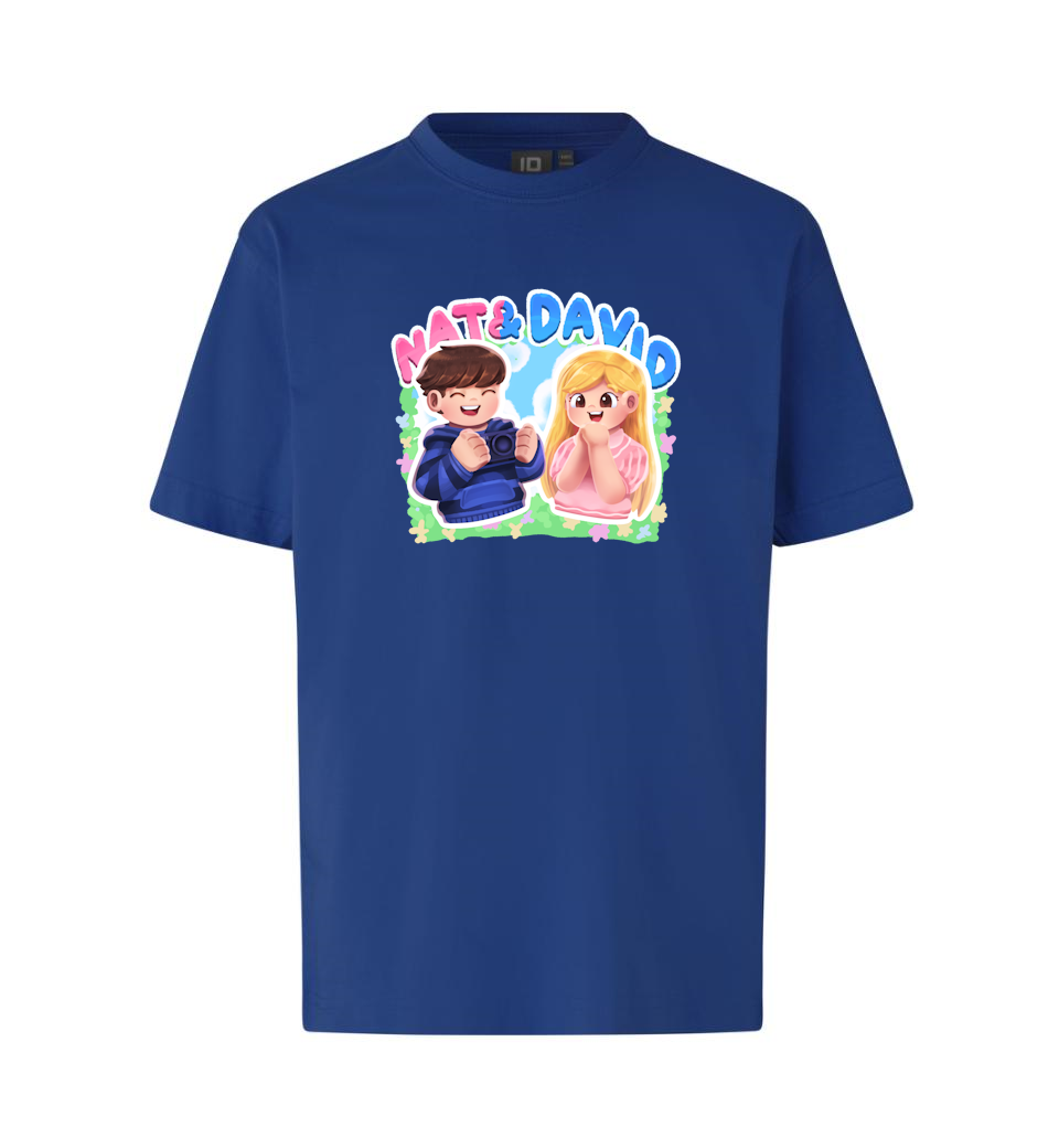 Nat David Tee Blå -shirt Geekd Dk
