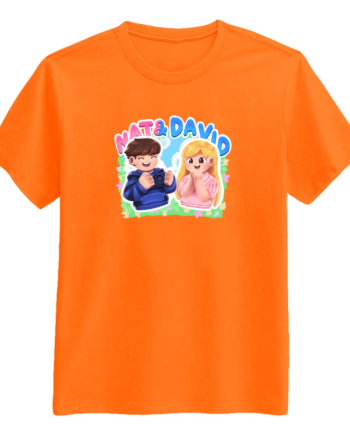 Nat David Tee Orange  -shirt Geekd Dk