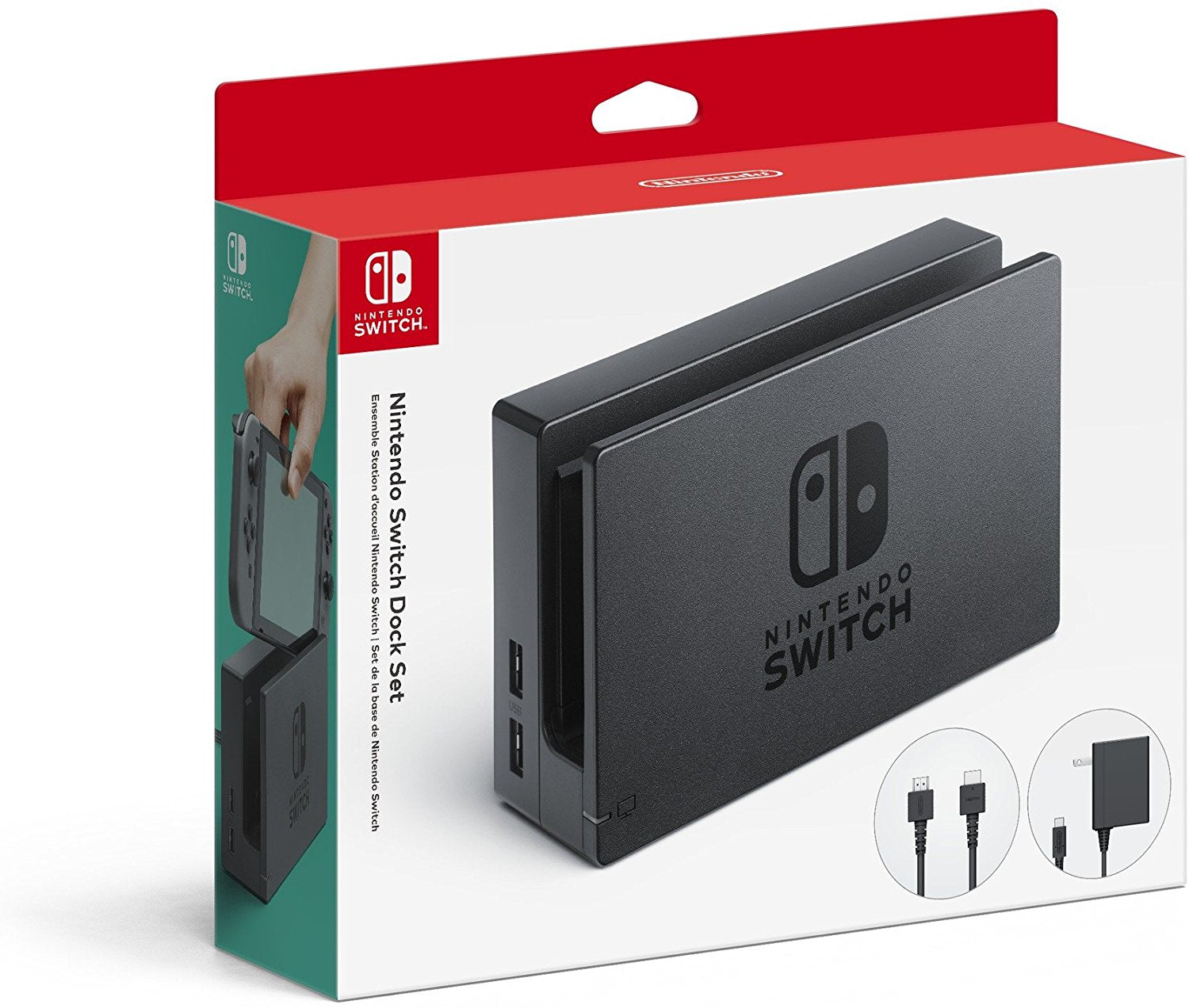 Nintendo Switch Dock Set Opladningssystem Oplader Geekd Dk