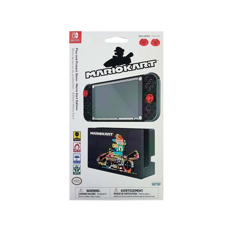Nintendo Switch Mario Kart Beskyttelses Skin Skærmbeskyttelse Geekd Dk