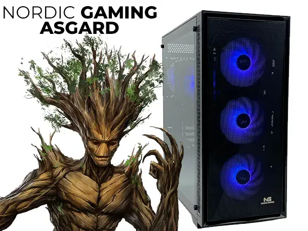 Nordic Gaming Asgard Yggdrasil V8 Gaming Pc I5-12400f Rtx 5060 16gb Ddr5 1tb Ssd års Garanti