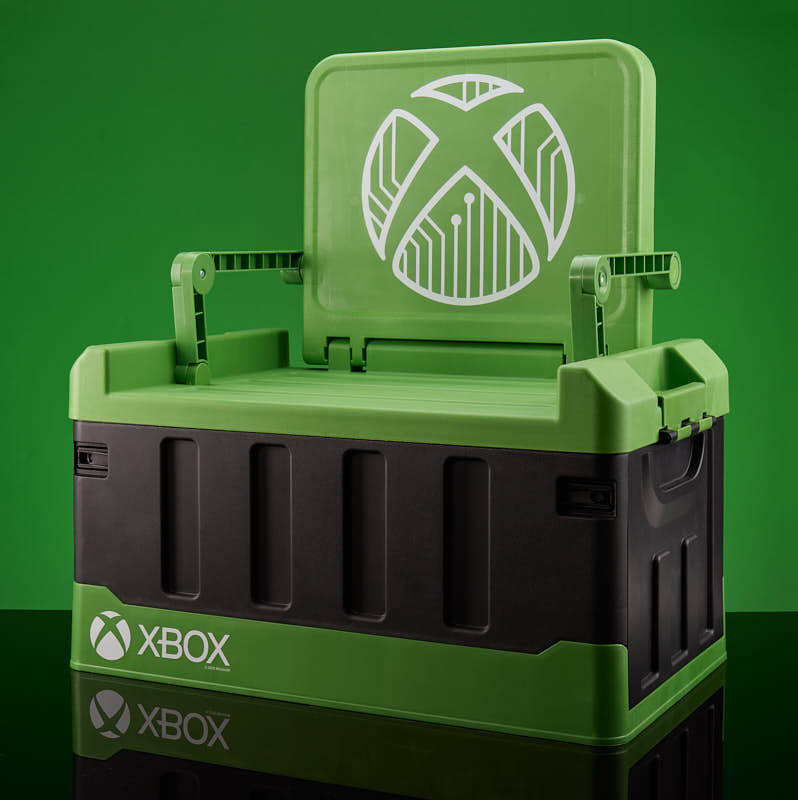 Numskull Official Xbox Soveværelse Opbevarings Box Med Foldbar Stol