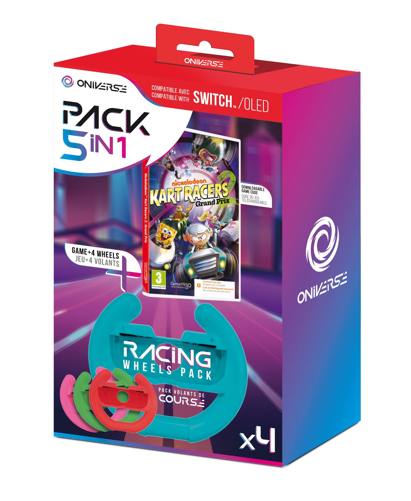 Oniverse Nsw Bundle Ciab Nickelodeon Kart Racers  : Grand Prix      Wheels