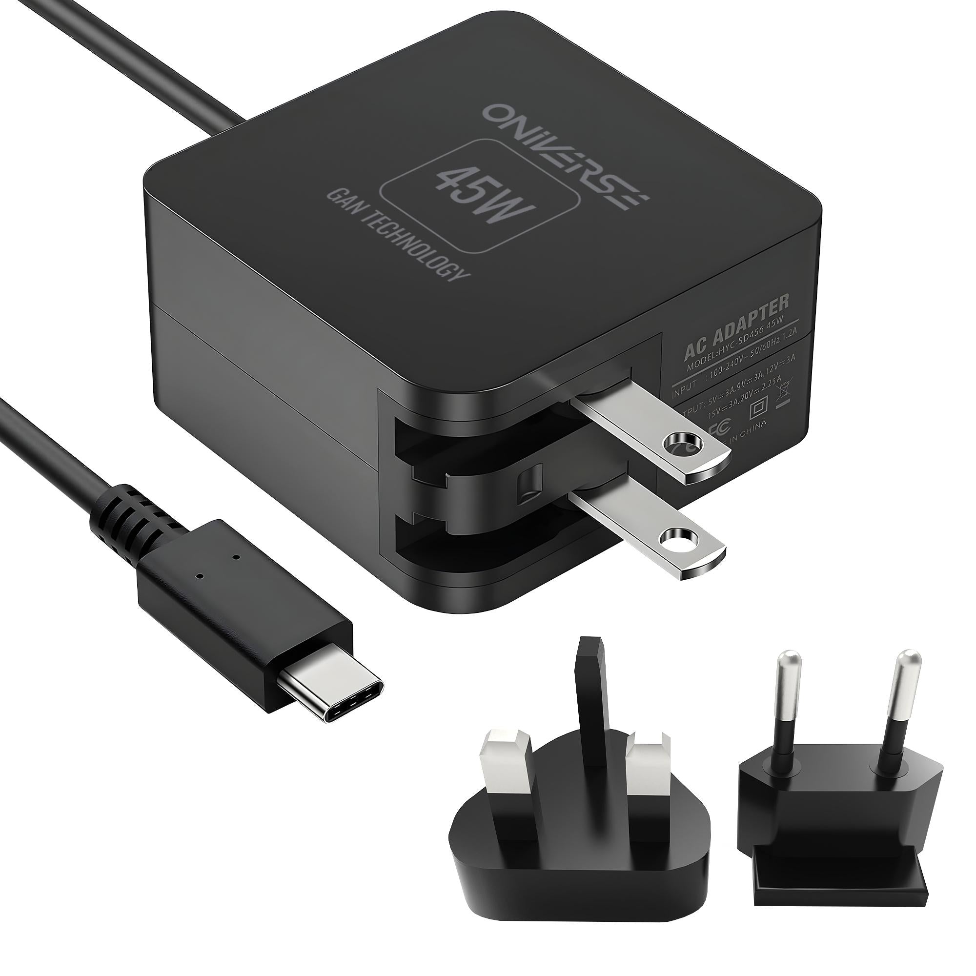 Oniverse Nsw International Fast Charger 45w Black