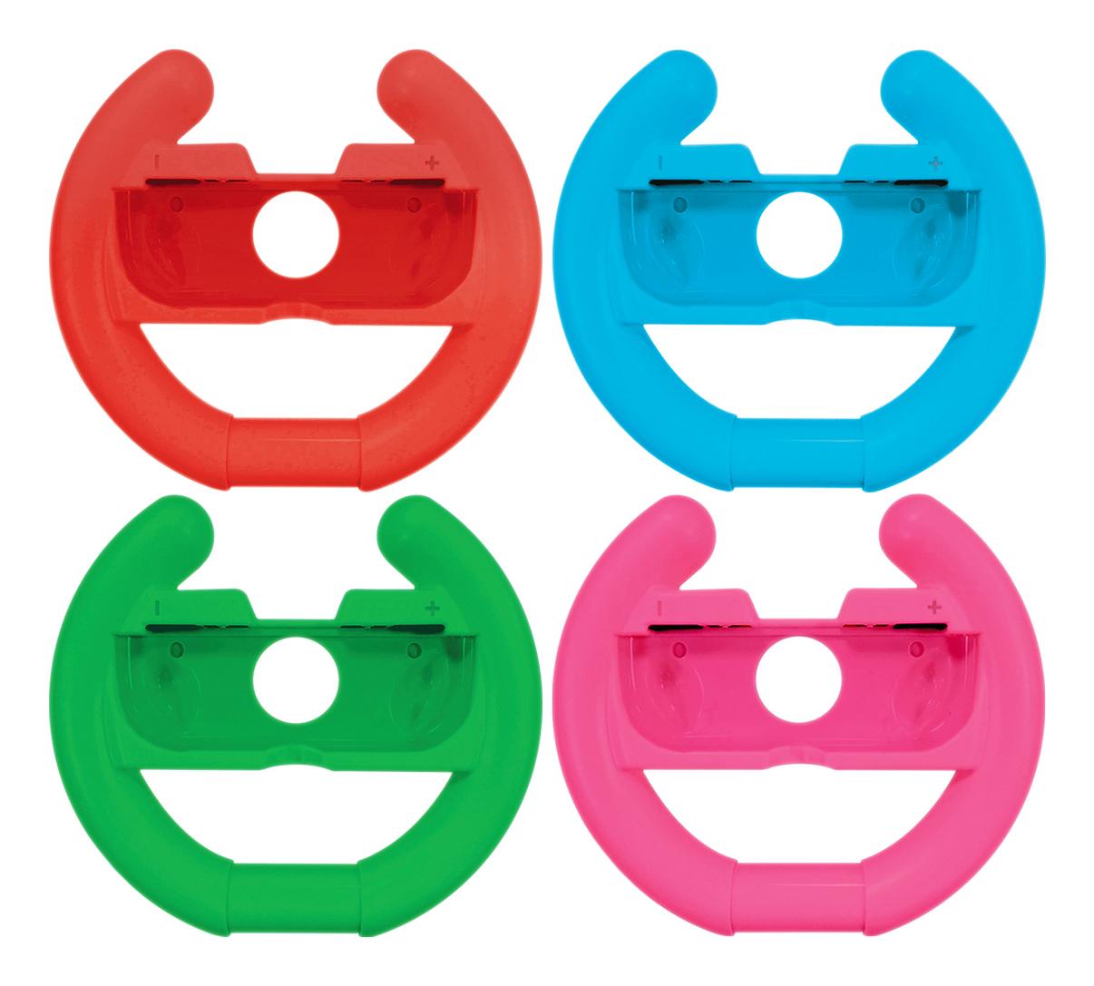 Oniverse Pack Of   Racing Wheel Controller Holders Blue Red Green Pink