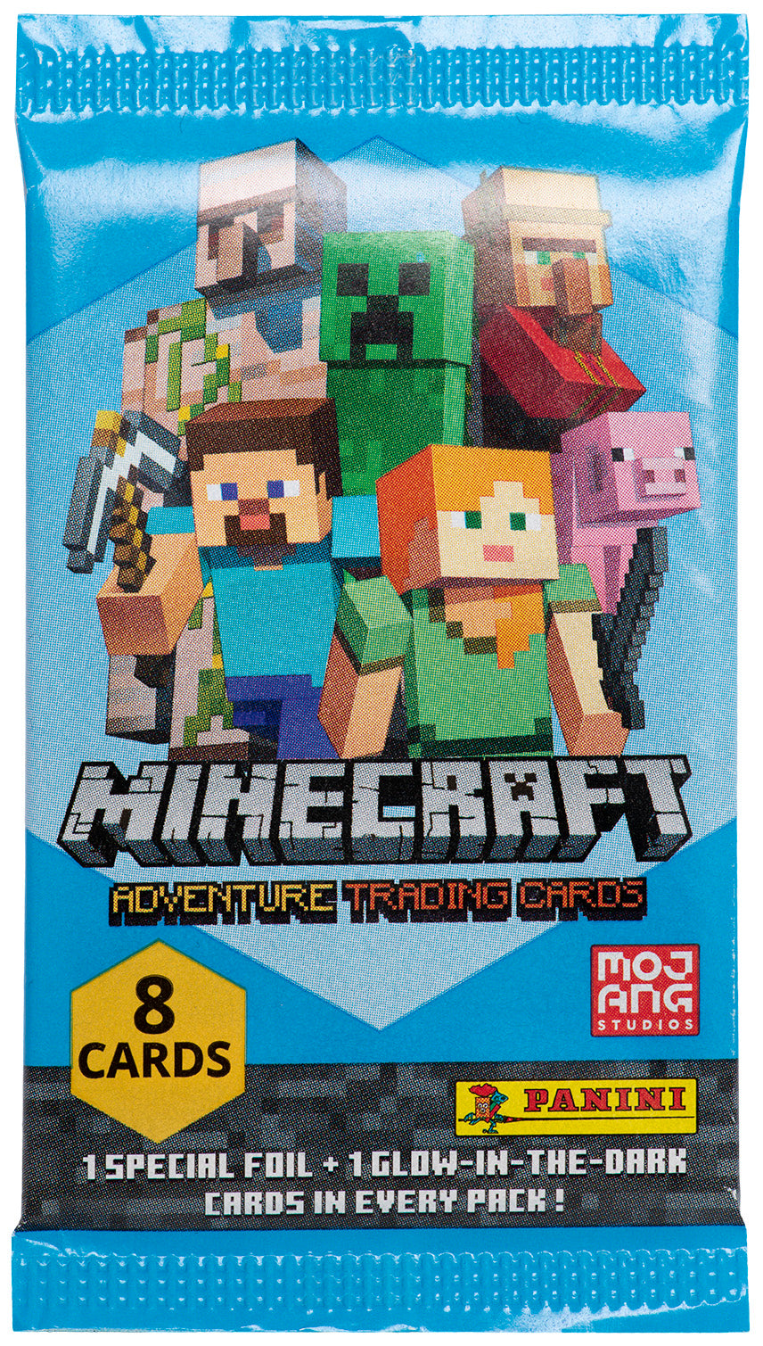 Panini Minecraft Trading Cards   Flow Pack    Kort  Spillekort Geekd Dk