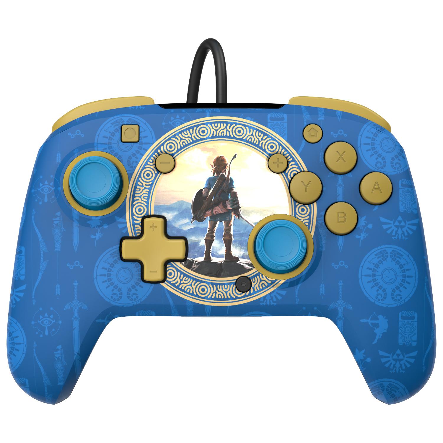 Pdp Rematch Kablet Controller Hyrule Blå Geekd Dk