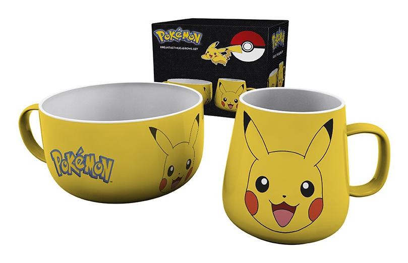 Pokémon Morgenmadssæt Med Pikachu Merchandise Geekd Dk