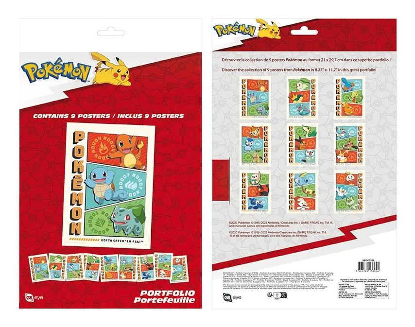 Pokemon Portfolio   Posters Starters Merchandise Geekd Dk