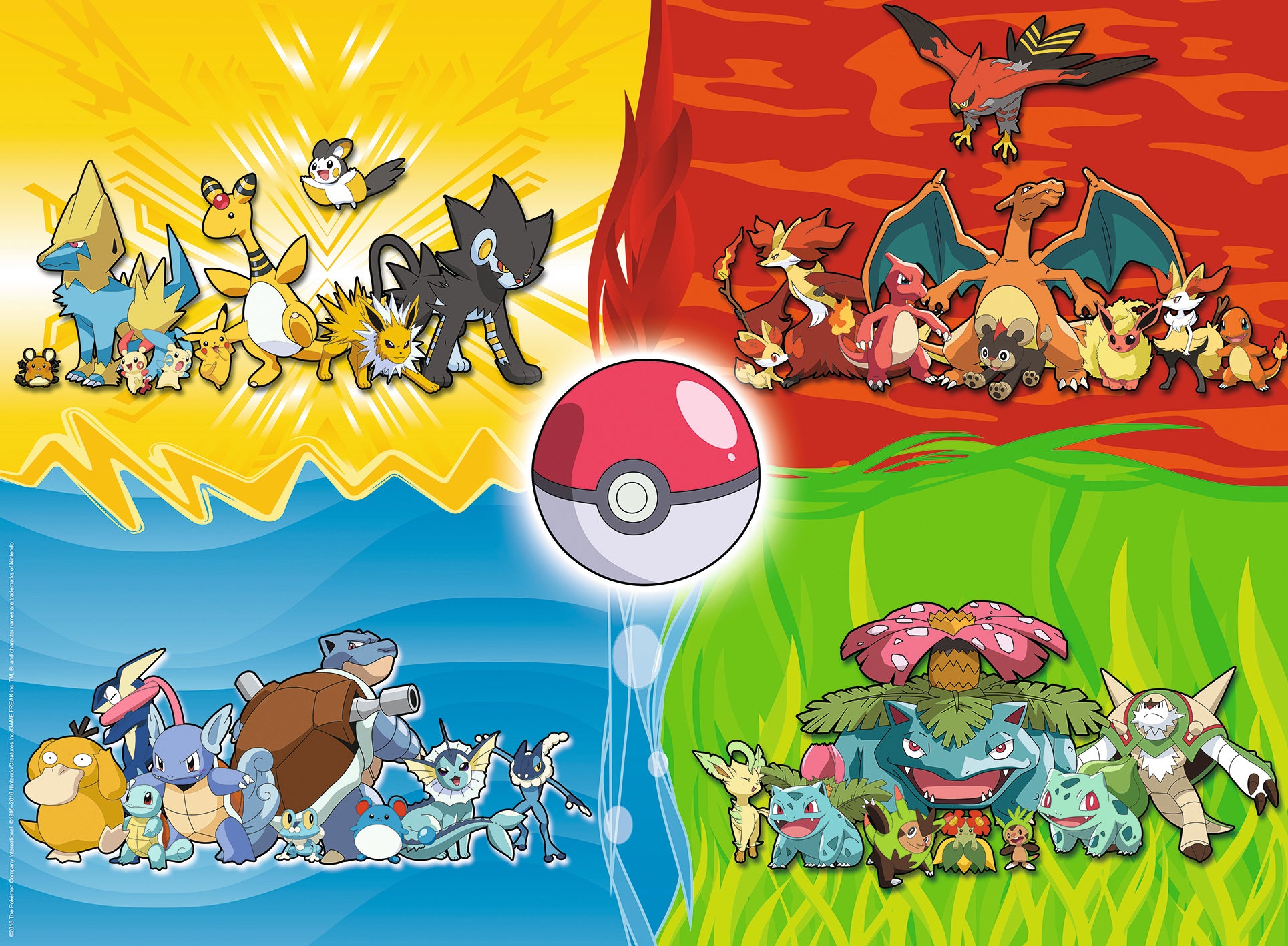Pokemon Puslespil Pokemon Types  150    Stk