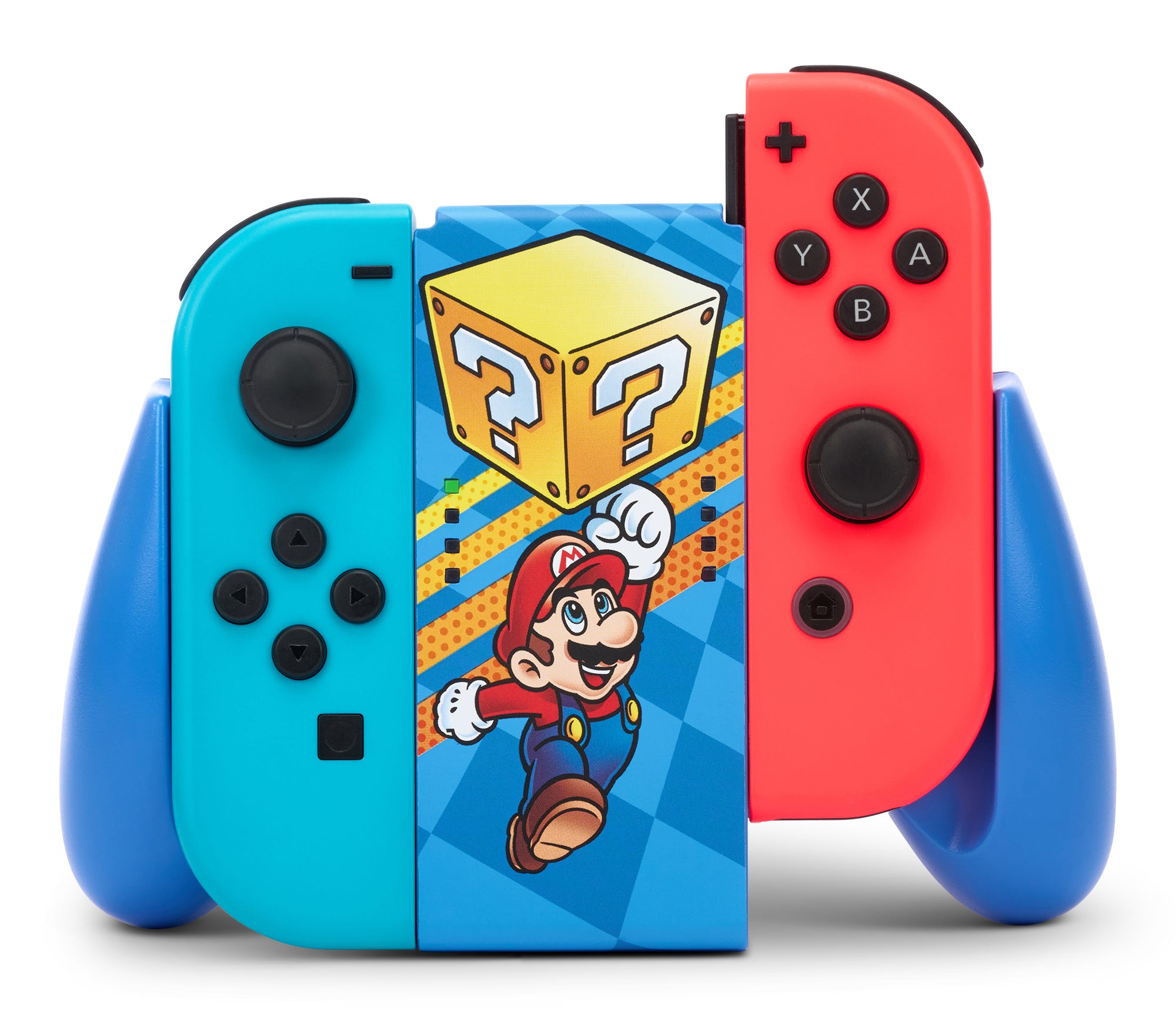 Powera Joy-con Comfort Grip Mystery Block Mario  Nintendo Switch Controller Tilbehør Geekd Dk