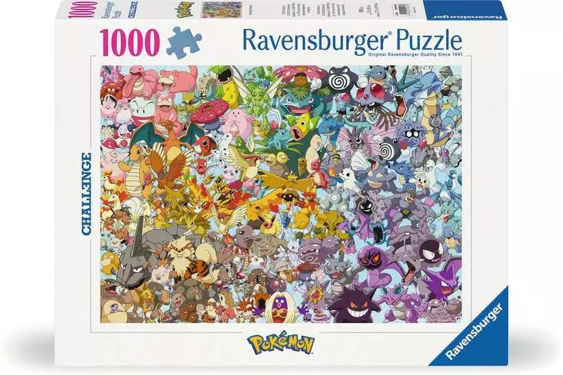 Ravensburger Pokémon Challenge Puzzle   1000 Brikker Puslespil Geekd Dk