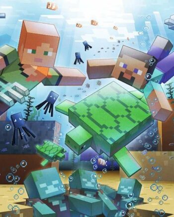 Ravensburger Puzzle Minecraft Mosaic 1000p  12000421
