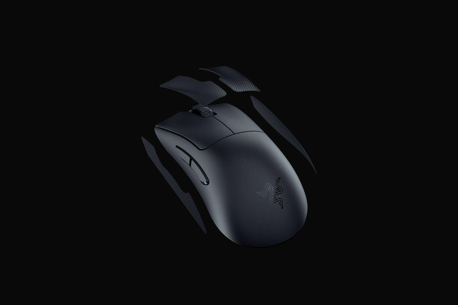 Razer Deathadder V3 Pro Wireless   Ultralet Gamingmus Med 30k Optisk Sensor  Sort