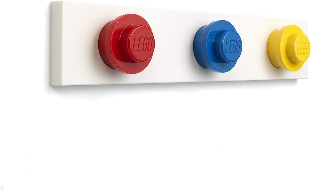 Room Copenhagen Lego Wall Bracket Red  Blue  Yellow 41110001 Opbevaringskasse Geekd Dk