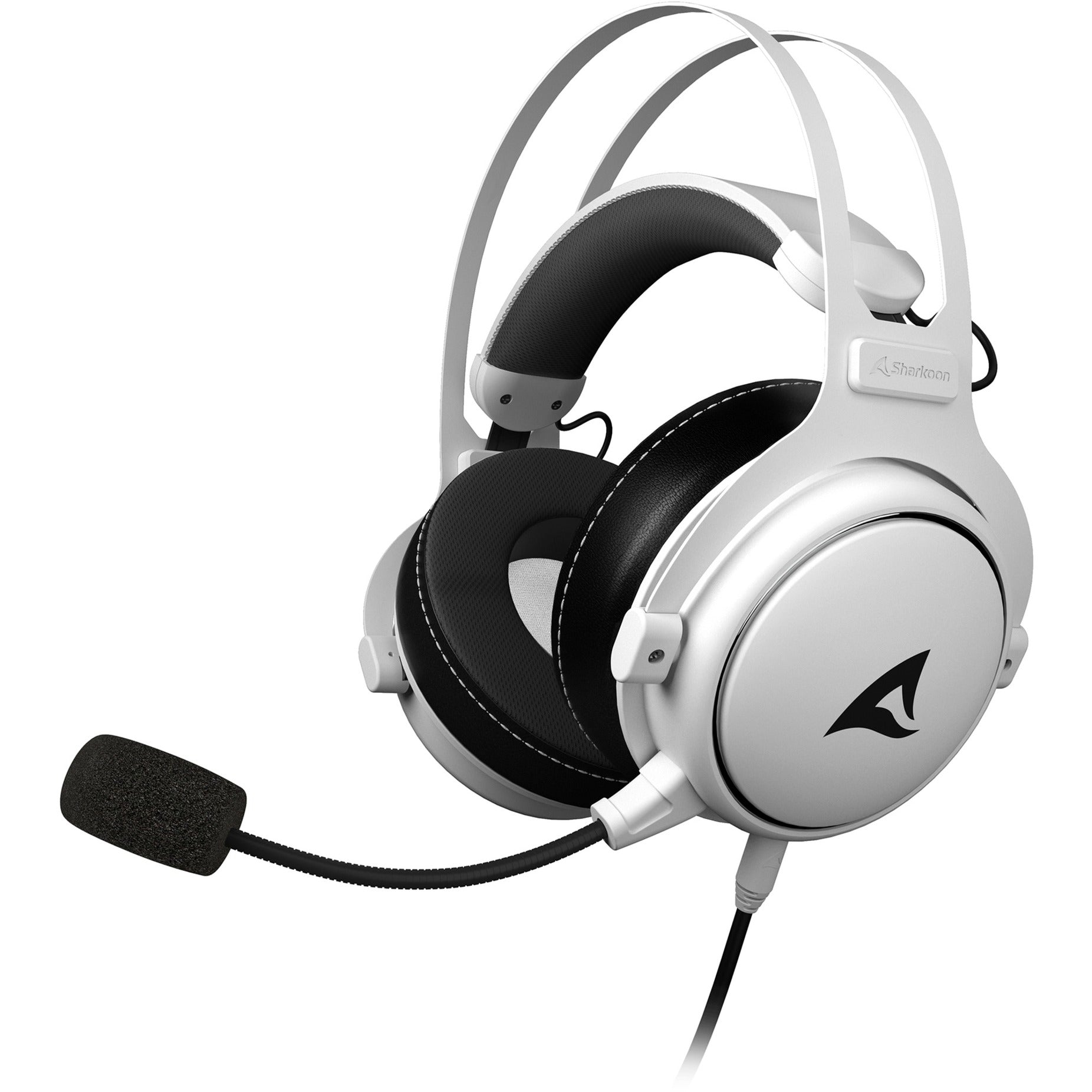 Sharkoon Skiller Sgh50 Gaming Headset   Sort Hvid Geekd Dk