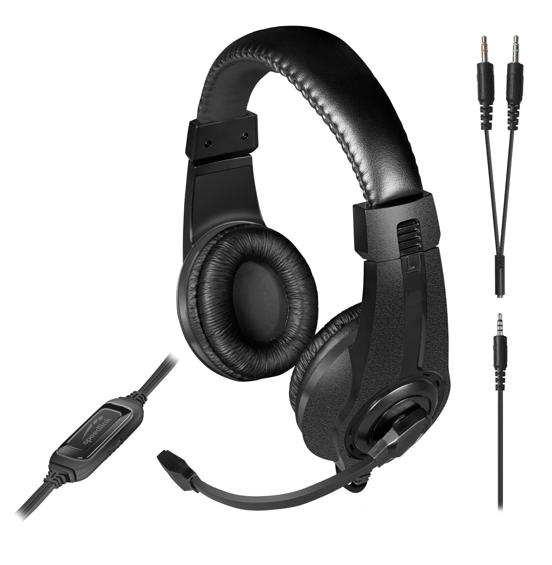 Speedlink Legatos Stereo Gaming Headset For Pc Ps5 Ps4 Xbox Series     Switch Oled Lite  Black Geekd Dk