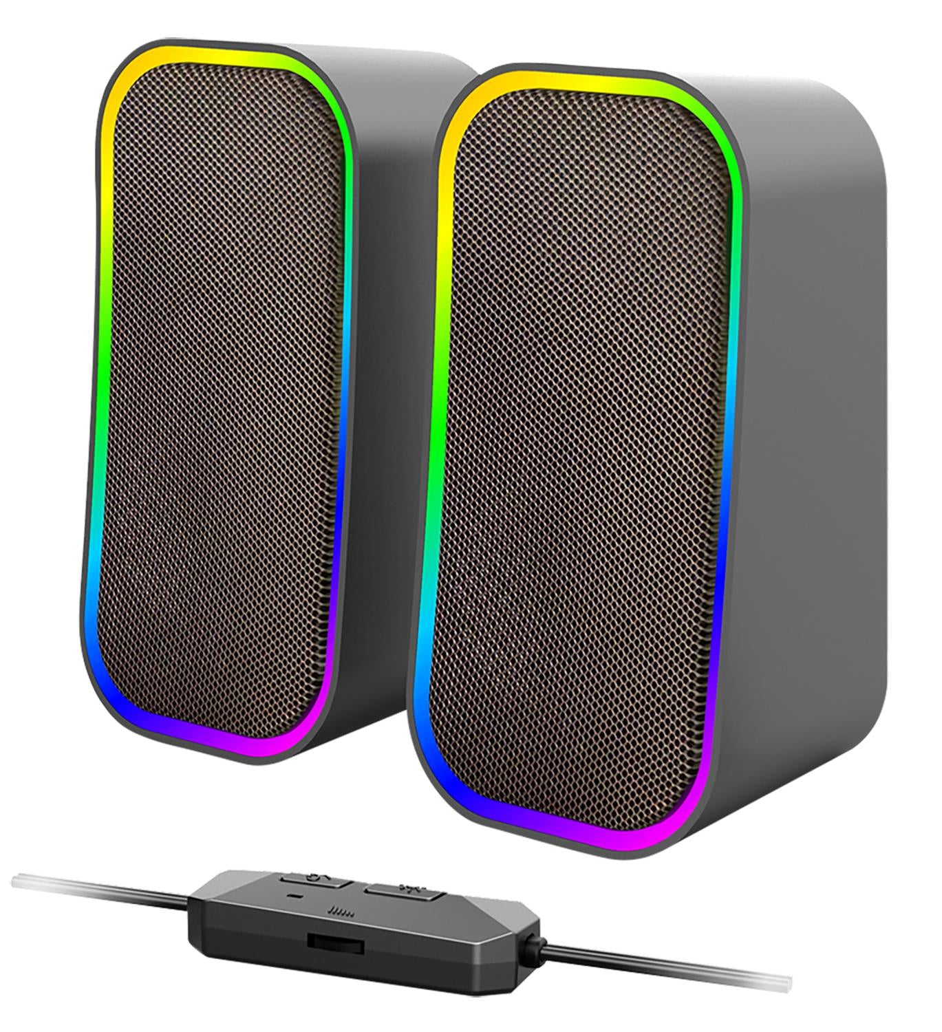 Speedlink Token Rgb Gaming Stereo Højtaler  Sort Geekd Dk